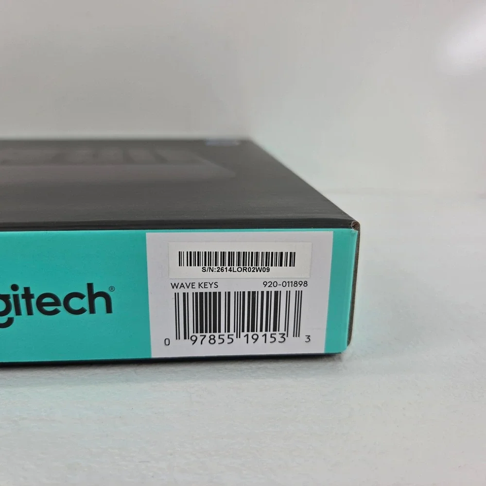 Logitech Wave Keys Wireless Ergonomic Keyboard Bluetooth Logi Bolt Graphite Blk